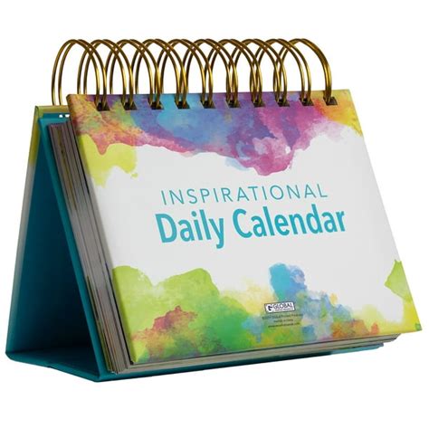 Motivational & Inspirational Perpetual Daily Flip Calendar Self ...