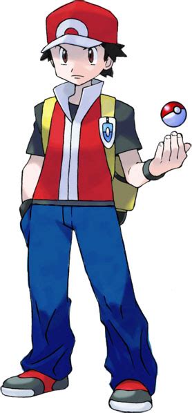 Pokemon Trainer Red in color by redgaijin1991 on DeviantArt