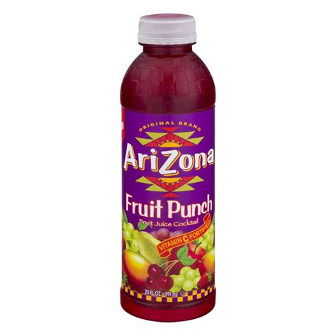 AriZona Fruit Punch, 20 Fl. Oz. - Walmart.com - Walmart.com