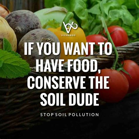 If you want to have food, conserve the soil dude | Land Pollution ...