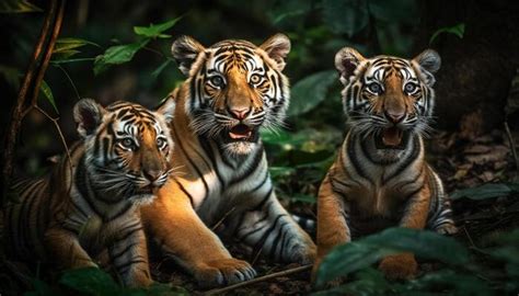 Tiger Family Stock Photos, Images and Backgrounds for Free Download