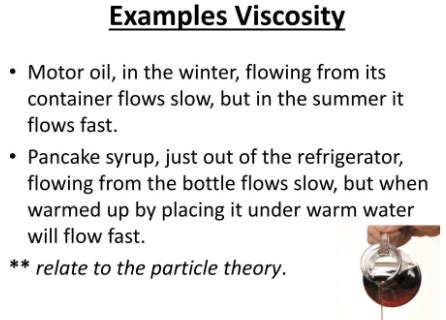 Examples of Viscosity with Applications