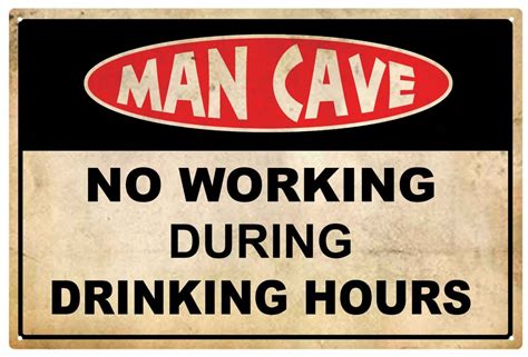 man cave sign - Google Search | Beer bar, Metal wall decor, Man cave signs