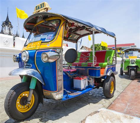 Tuk-Tuk Taxi in Bangkok, Thailand jigsaw puzzle in Cars & Bikes puzzles ...