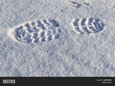 Imprint Shoes Snow. Image & Photo (Free Trial) | Bigstock