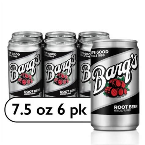 Barq'S® Root Beer Caffeine Free Soda Mini Cans, 6 pk / 7.5 fl oz - Kroger