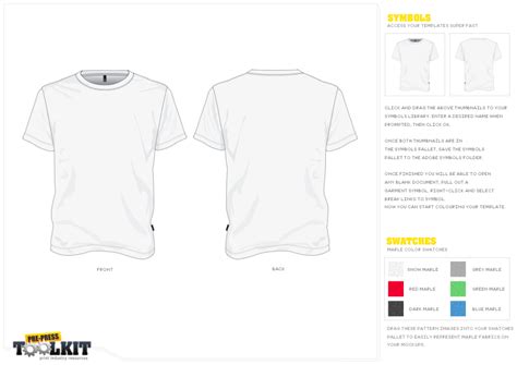 Free Vector T-Shirt Mockup - AI, EPS - PrePress Toolkit