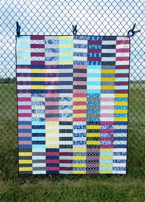 Teaginny Designs: Rugby Stripe Quilt