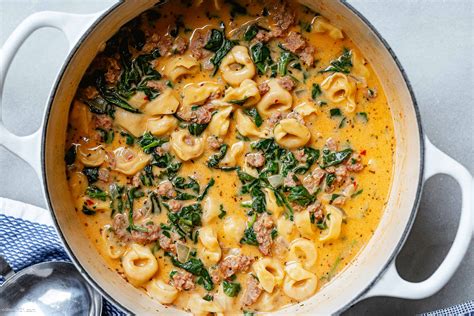 Sausage Tortellini Soup Recipe – Tortellini Soup Recipe — Eatwell101