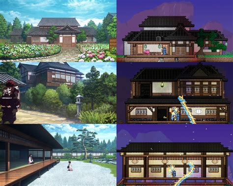 I'm remaking iconic locations from Kimetsu no Yaiba (demon slayer) in ...