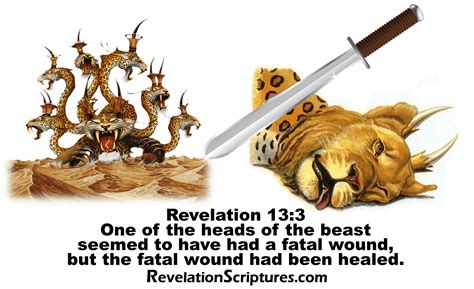 Beast - Revelation 13 - One Of The Heads Has A Healed Fatal Wound ...