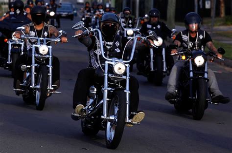 Members of the Mongols Motorcycle Club - Aktuálně.cz