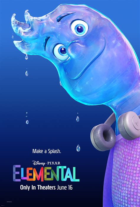 Wade💧| Elemental | Character Poster (2023) - Pixar Photo (44869649 ...