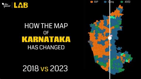 BJP Loses South Stronghold: Watch How Map of Karnataka Changed From ...