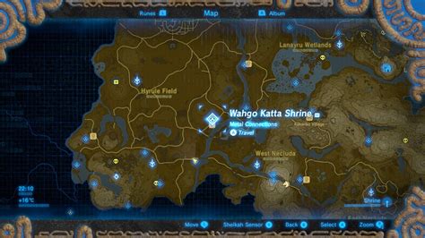 Map - The Legend of Zelda: Breath of the Wild | Interface In Game