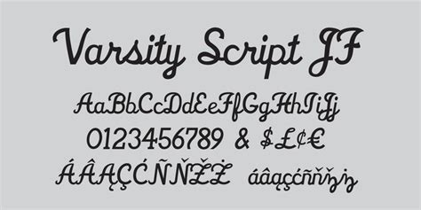 Varsity Script JF Font | Webfont & Desktop | MyFonts