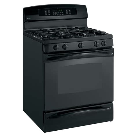 GE Profile 30-Inch 5-Burner Freestanding Gas Range (Color: Black) at ...