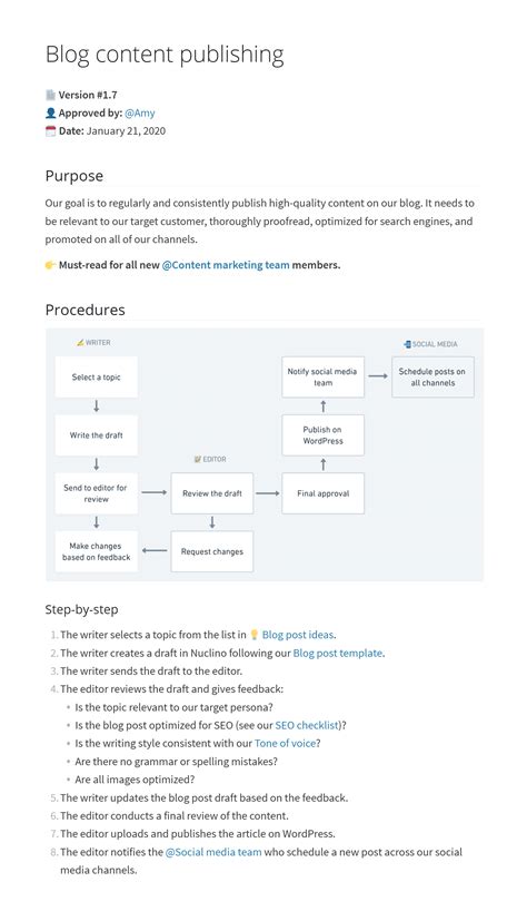 Process Documentation: Examples, Templates, and Tips