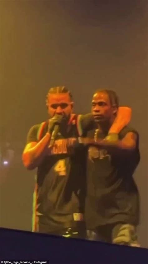 Drake hits the stage with Travis Scott to perform their hit Meltdown ...