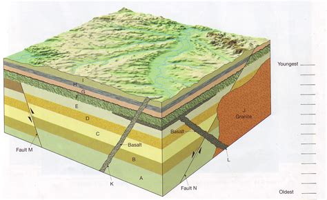 Sedimentary Rock Layers Diagram