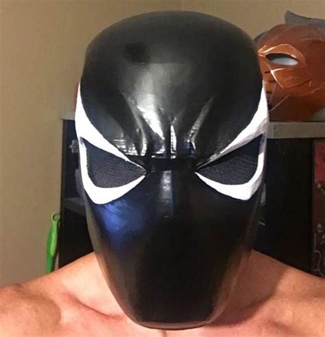 Agent Venom Mask Cosplay Costume Halloween - Etsy