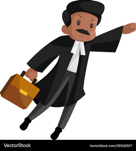 Lawyer cartoon Royalty Free Vector Image - VectorStock