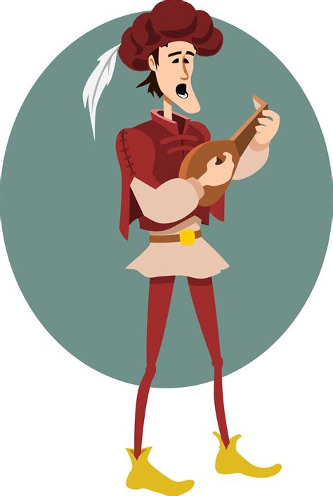 Clipart - troubadour