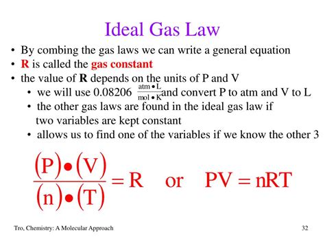 Ideal Gas Law R Values : PPT - Gas Laws and Nature of Gases PowerPoint ...