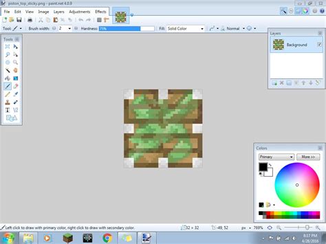 How to make a minecraft texture pack using paint.net - showcaselasopa