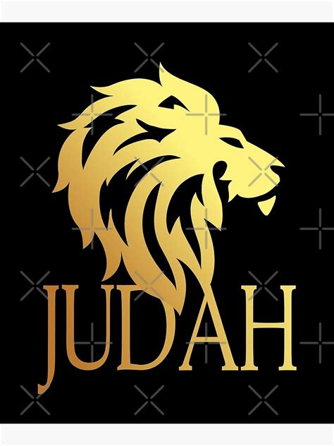 "Lion Of Judah - Tribe Of Judah Jesus Christian Gifts" Poster for Sale ...