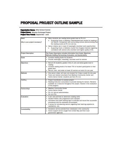 🏆 Project outline sample. 34 Best Outline Examples. 2022-10-03