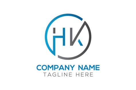 HK Logo Design Graphic by Rana Hamid · Creative Fabrica