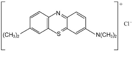 Chemical structure of methylene blue (basic blue 9). | Download ...