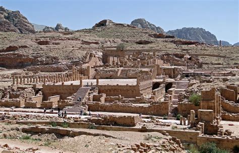 The Treasury and Great Temple at Petra, Jordan - Brewminate: A Bold ...