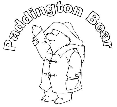 Paddington Bear Coloring Pages - Coloring Home