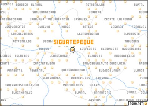 Siguatepeque Honduras Map