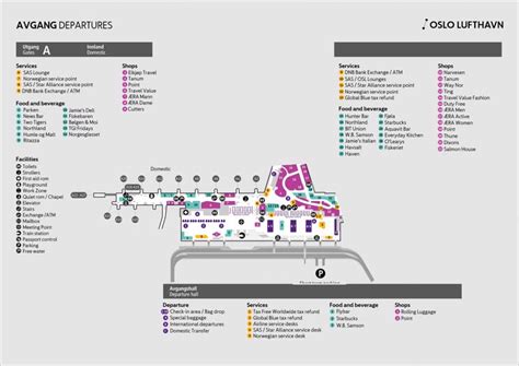 Oslo Airport Gardermoen(OSL) Terminal Maps, Shops, Restaurants, Food ...