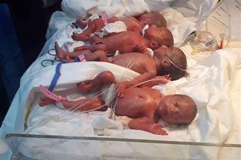 Iraq welcomes first set of septuplets [seven babies] from 25-year old ...