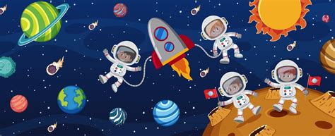 Astronaut Background Vector Art, Icons, and Graphics for Free Download