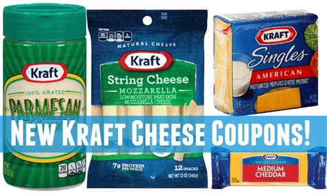 New Kraft Cheese Coupons!