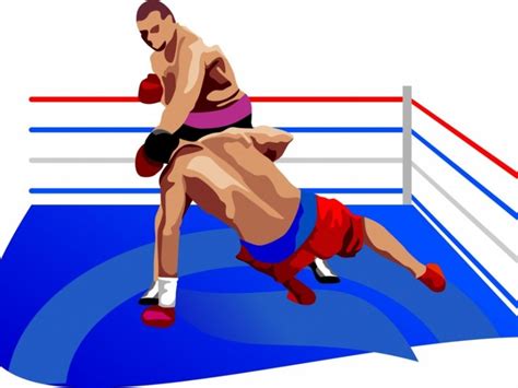 Boxer clipart boxing ring, Boxer boxing ring Transparent FREE for ...