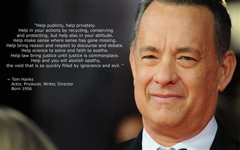 Tom Hanks Inspirational Quote