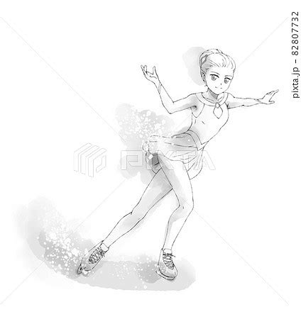 Girl Ice Skating Print Figure Skater Art Ice Dancing ...