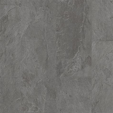 Quickstep Livyn Ambient Click 4.5mm Grey Slate Tile Vinyl Flooring ...