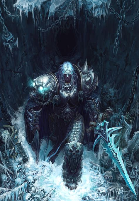 The Art of Warcraft on Twitter: "Arthas The Lich King Fan Art Drawn By ...