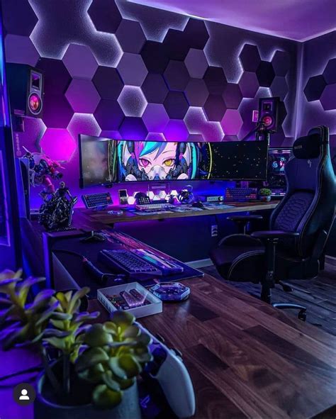 Editing/Gaming Room Setup | Small game rooms, Video game room design ...