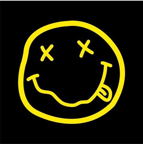 Nirvana smiley face logo | Logotipo do nirvana, Logos de banda ...