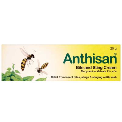 Anthisan cream for the relief of insect bites. 20g – Smart Care Pharmacy