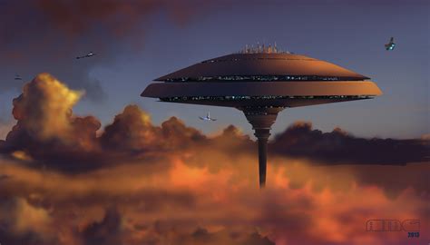 Cloud City on Bespin by Adrian Mark Gillespie. : r/ImaginaryCityscapes