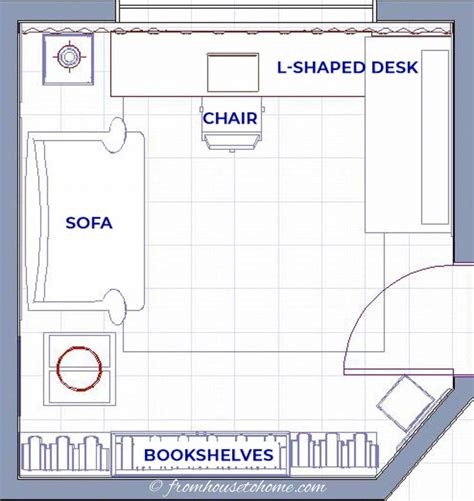 8 Small Home Office Layout Ideas (In A 10' X 10' Room) - From House To ...